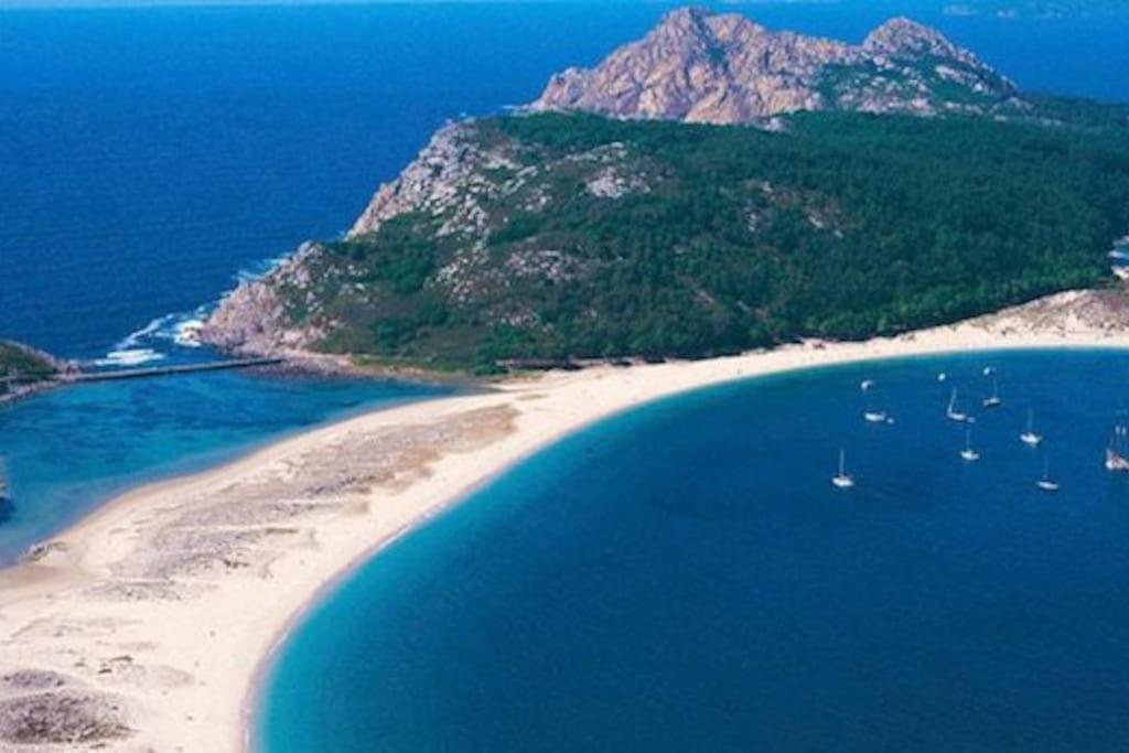 Ideal En Primeira Linea De Playa By Cabana Rentals Cangas do Morrazo Eksteriør billede